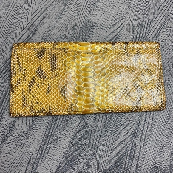 Abas Snakeskin Envelope Clutch/Wallet - Picture 13 of 13